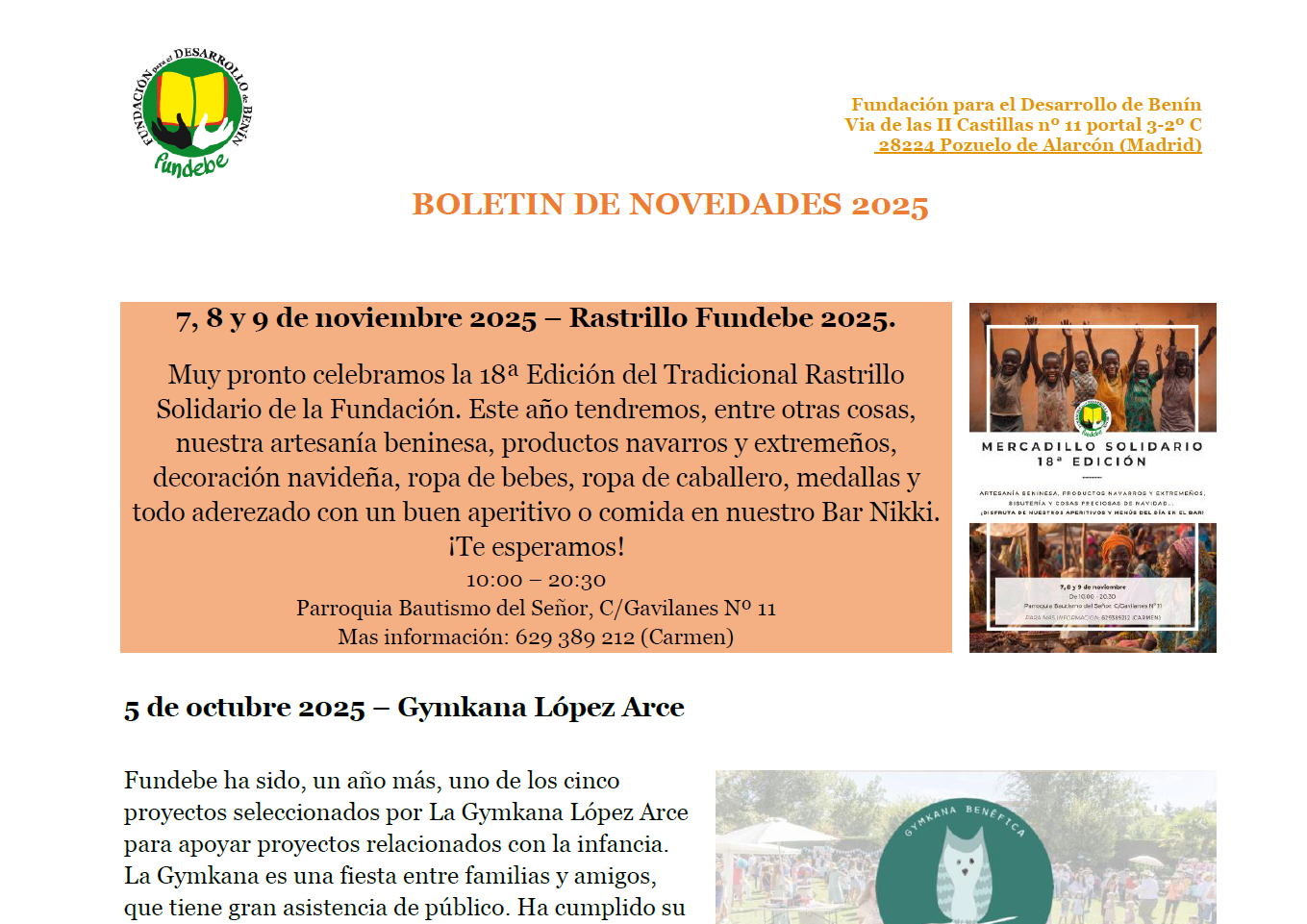 Newsletter October 2025